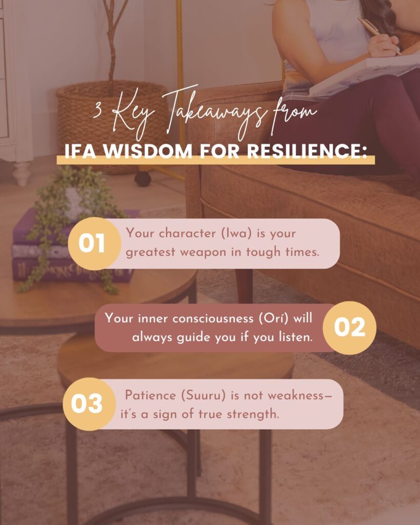 Ifa Wisdom To Overcome Resilience