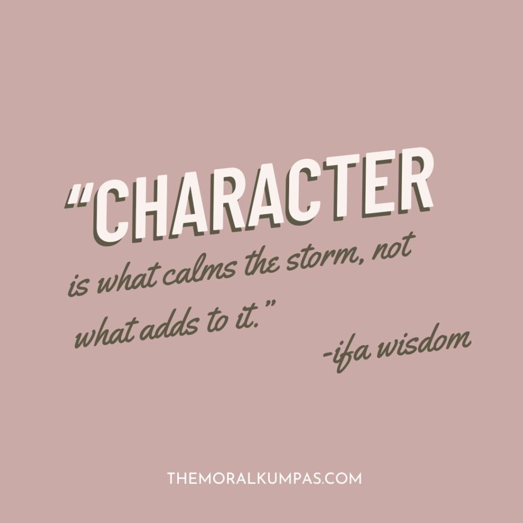 Resolving conflicts with calmness