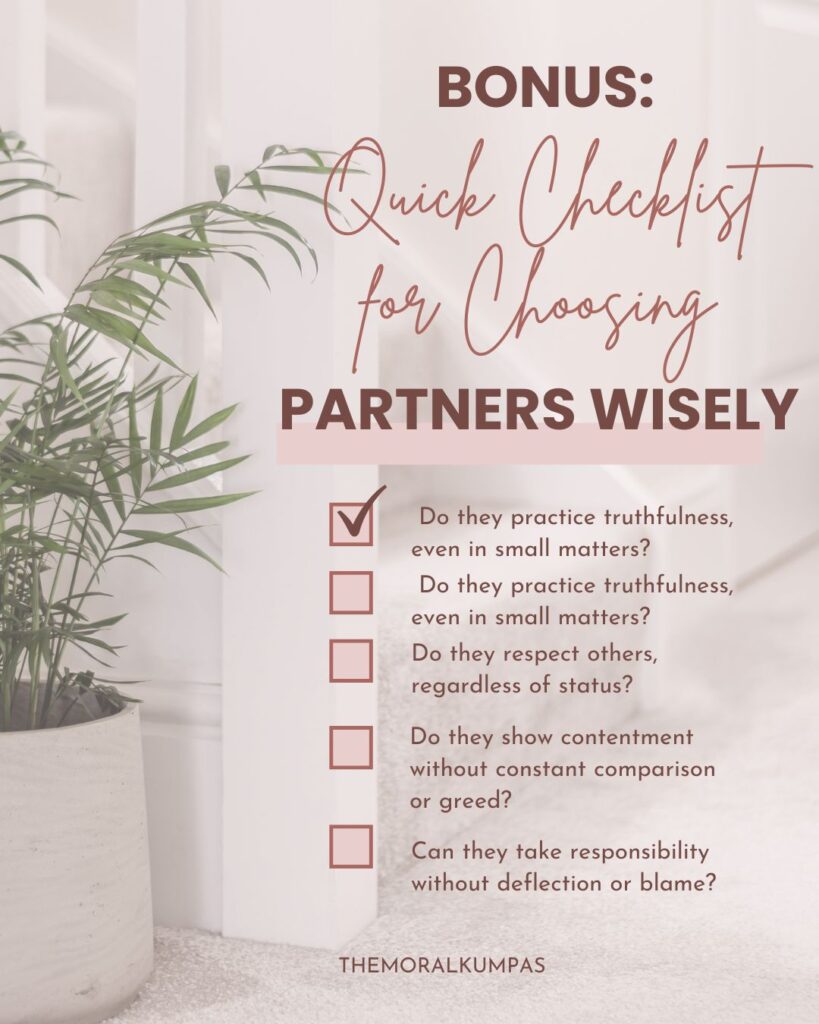 Choosing Partners Wisely List Post