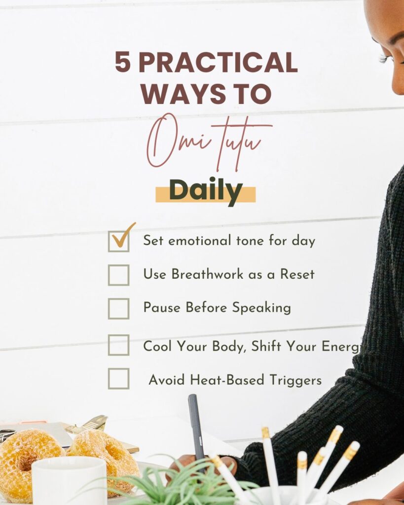 Omi Tutu Mindset - Practical Daily Steps