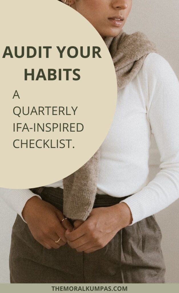 Habit Audit Checklist