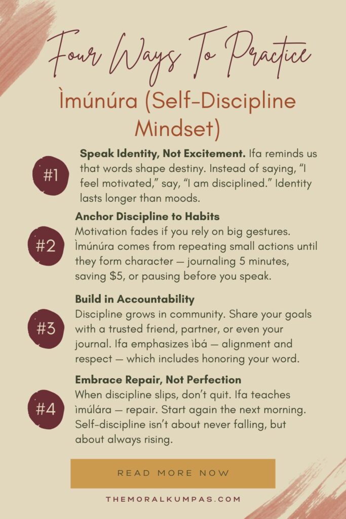 Ifa Self-Discipline Mindset Tips