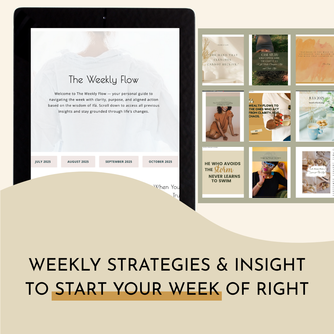 The Weekly Flow Membership